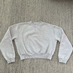 Aritzia TNA Cozy Fleece Crop Sweatshirt  - M
